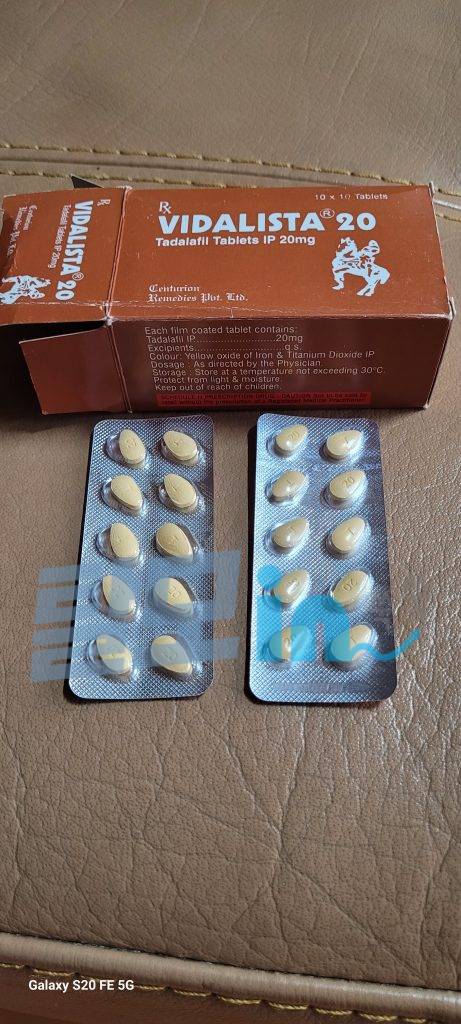 비달리스타 20mg 100정 photo review